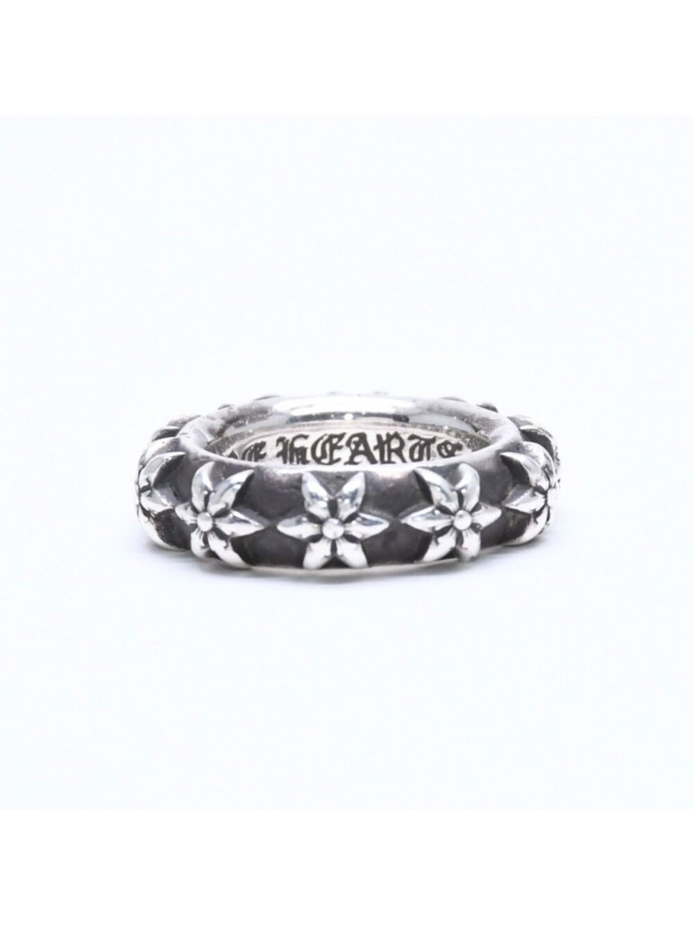 Chrome Hearts Star Band Ring 925 Sterling Silver